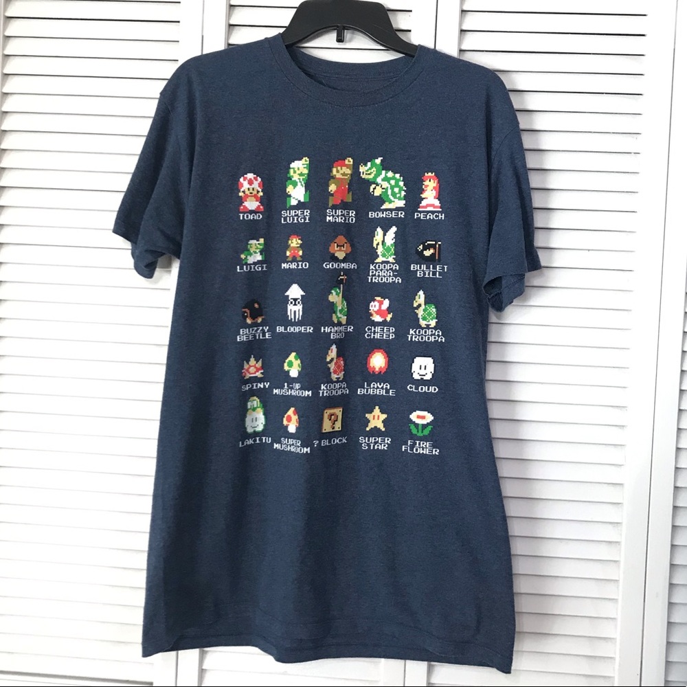 Super Mario Brothers Characters T-shirt